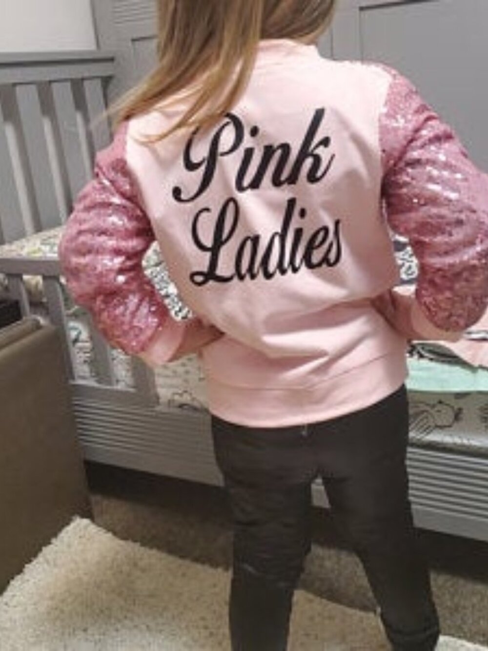 Pink Ladies Inspired Halloween Costume For Toddler Girls - Picture 5 of 16